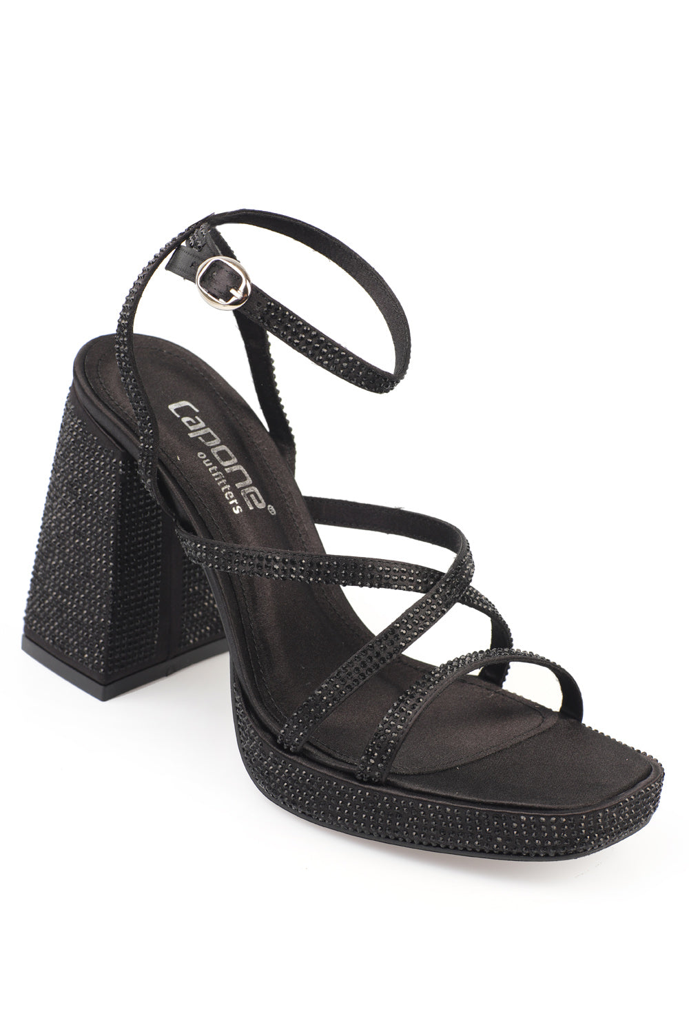 Capone sandale s blok petom 346-7753-STN-01-0000 crne